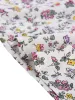 Floral Peasant Peplum Ruffle Hem Short Sleeve V-Neck Summer Blouse sold by Allegra K