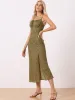 Floral Spaghetti Strap Casual Low Cut Midi Slit Dress sold by Allegra K