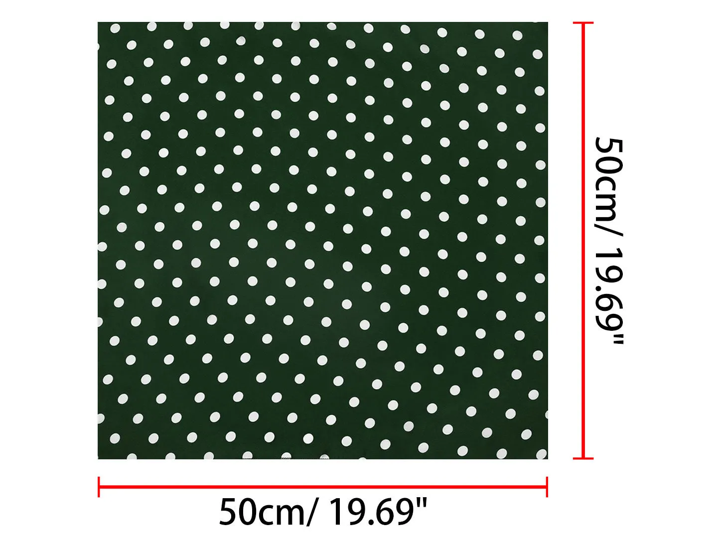 Retro Polka Dots Square Scarf Head Neck Scarves Kerchief Neckerchief sold by Allegra K product image thumbnail 3