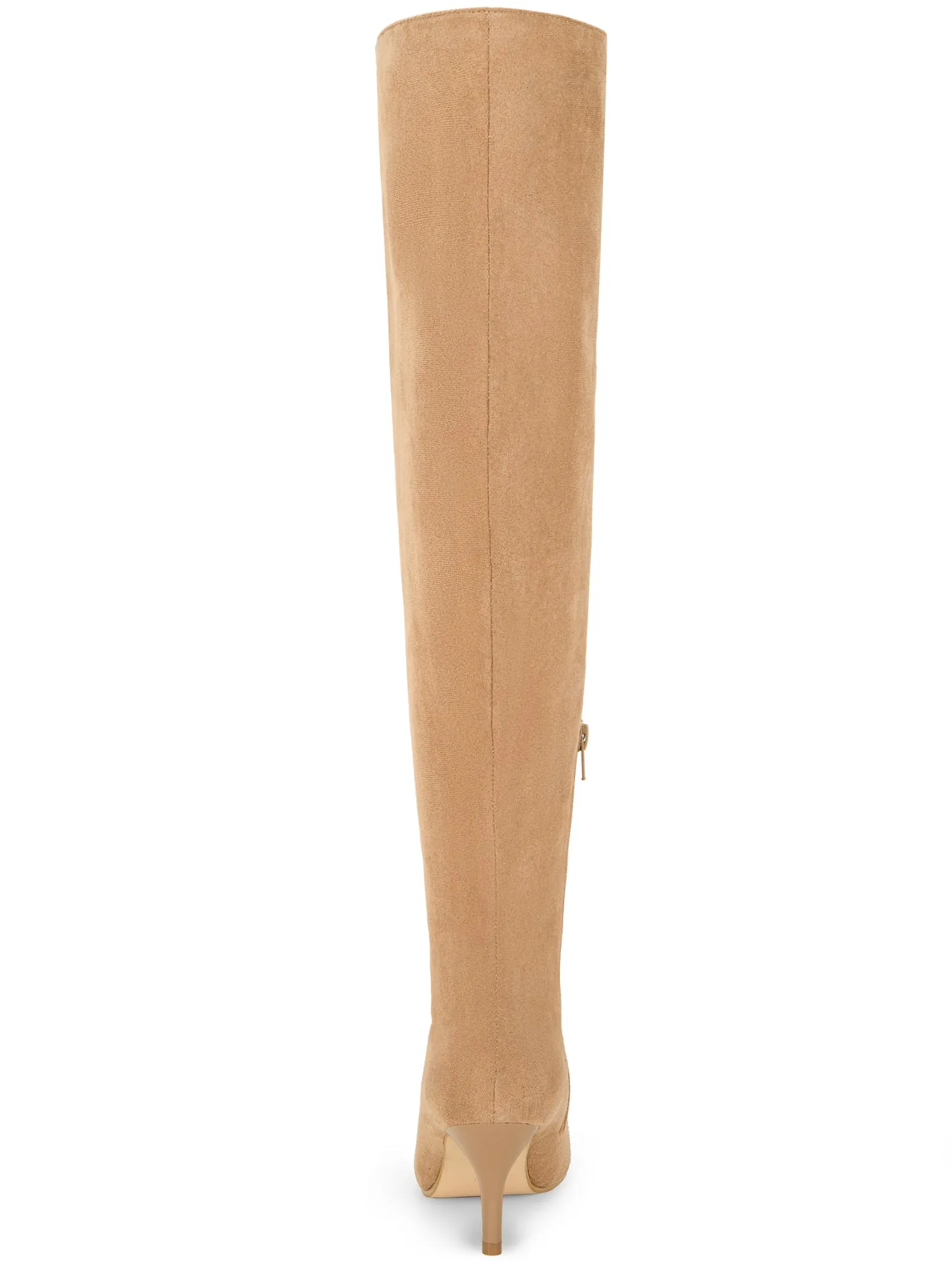 Women's Lace Up Stiletto Heel Over the Knee High Boots sold by Allegra K product image thumbnail 3