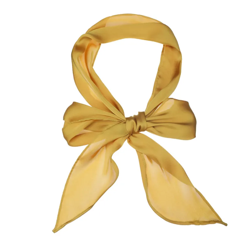 Plain Solid Color Pure Skinny Scarf Long Neckerchief Hair Band sold by Allegra K