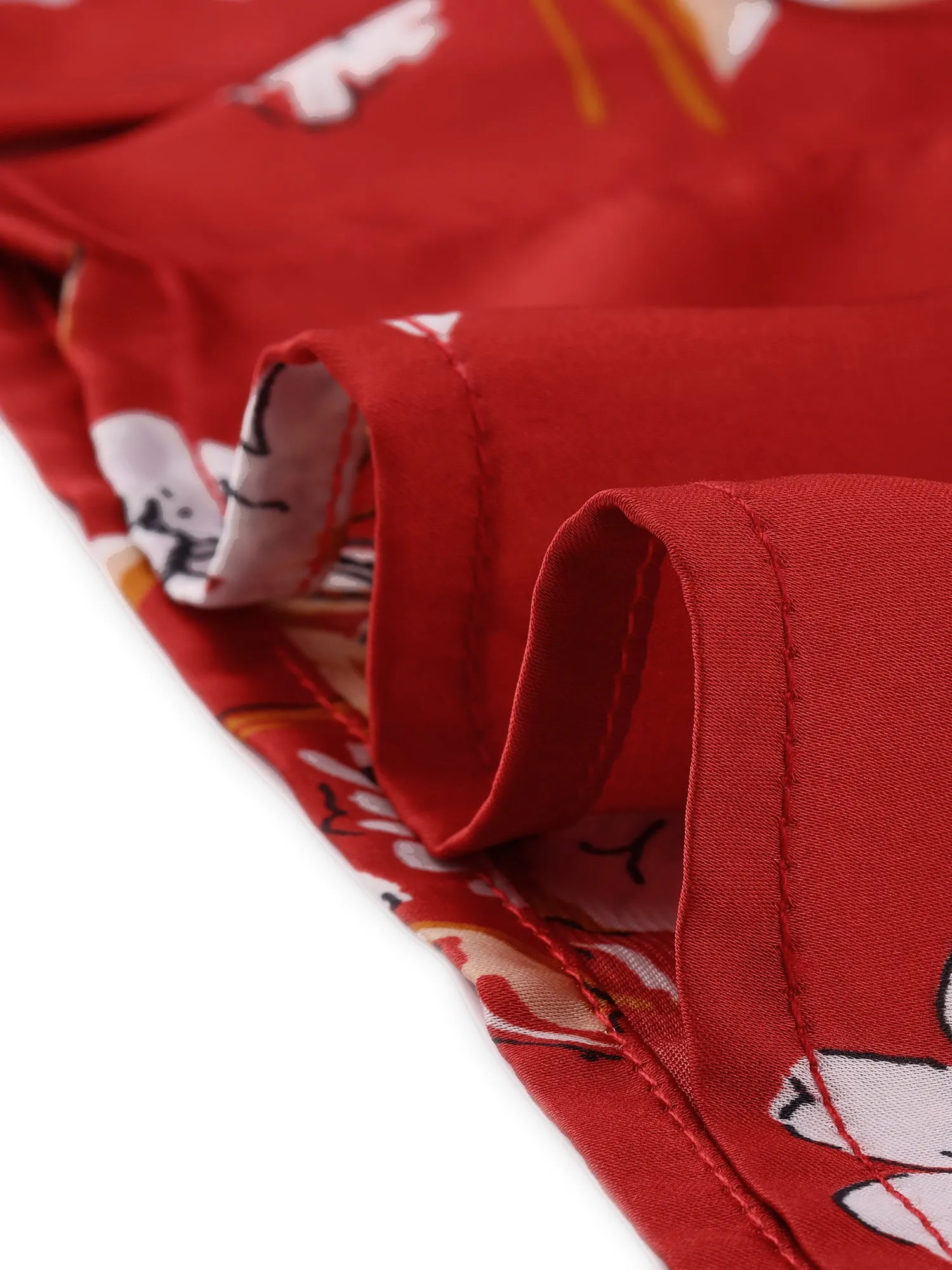 Floral Blouse Point Collar Long Sleeve Button Down Shirt sold by Allegra K product image thumbnail 4