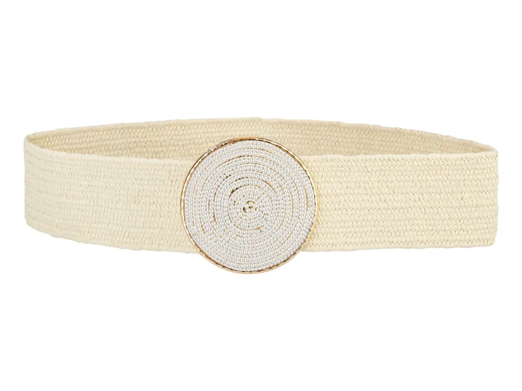 Womens Elastic Wide Waist Belts Braided Belts for Dress Hook Buckle sold by Allegra K