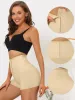 Women's Butt Lifter Waist Trainer Body Shaper High Waisted Boyshorts Shapewear with Hooks Closure sold by Allegra K