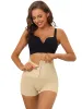 Women's Butt Lifter Waist Trainer Body Shaper High Waisted Boyshorts Shapewear with Hooks Closure sold by Allegra K
