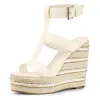 Espadrille Strappy Platform Wedges Sandals sold by Allegra K
