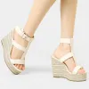 Espadrille Strappy Platform Wedges Sandals sold by Allegra K