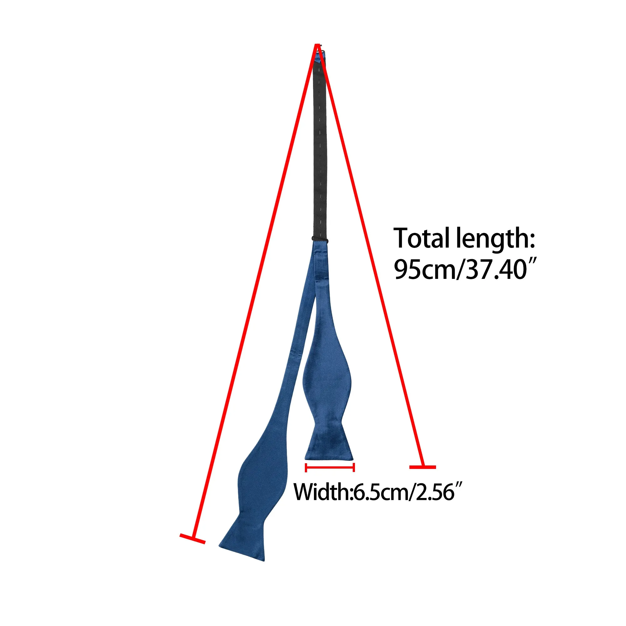 Solid Color Self-tied for Formal Wedding Party Tuxedo Bow Ties sold by Allegra K product image thumbnail 4