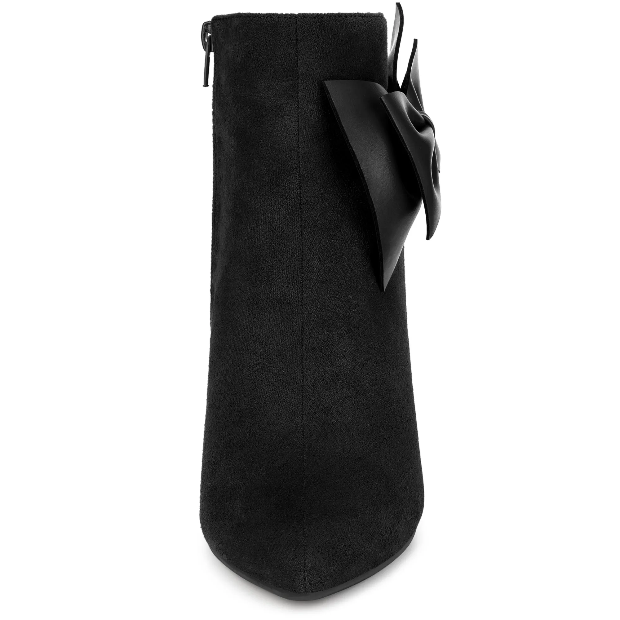 Women's Pointy Toe Bow Stiletto Heels Ankle Boots sold by Allegra K product image thumbnail 2