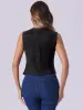 V Neck Faux Suede Button Down Vintage Sleeveless Casual Vest sold by Allegra K