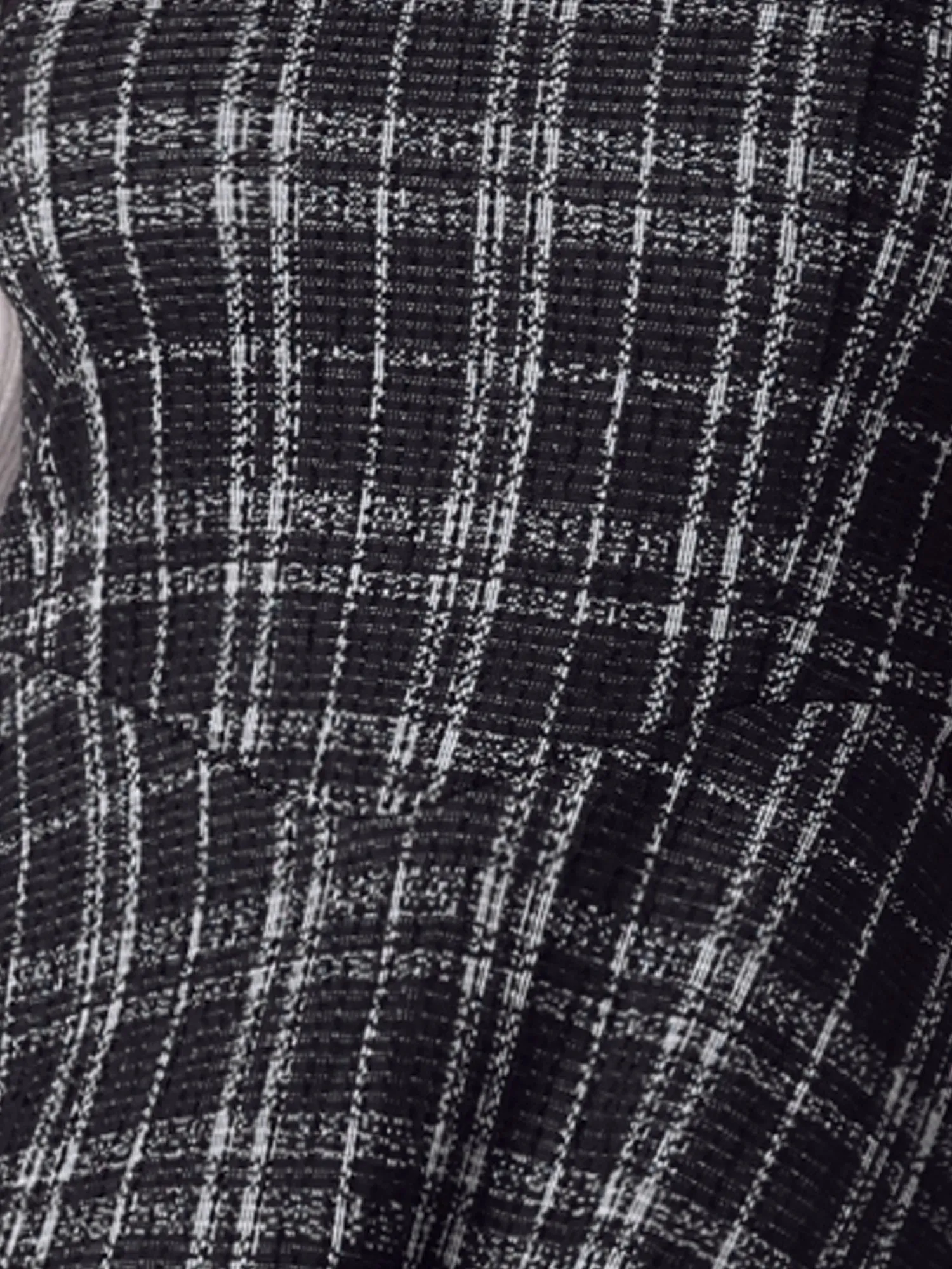 Tweed Plaid Sleeveless Pockets A-Line Pinafore Overall Dress sold by Allegra K product image thumbnail 4