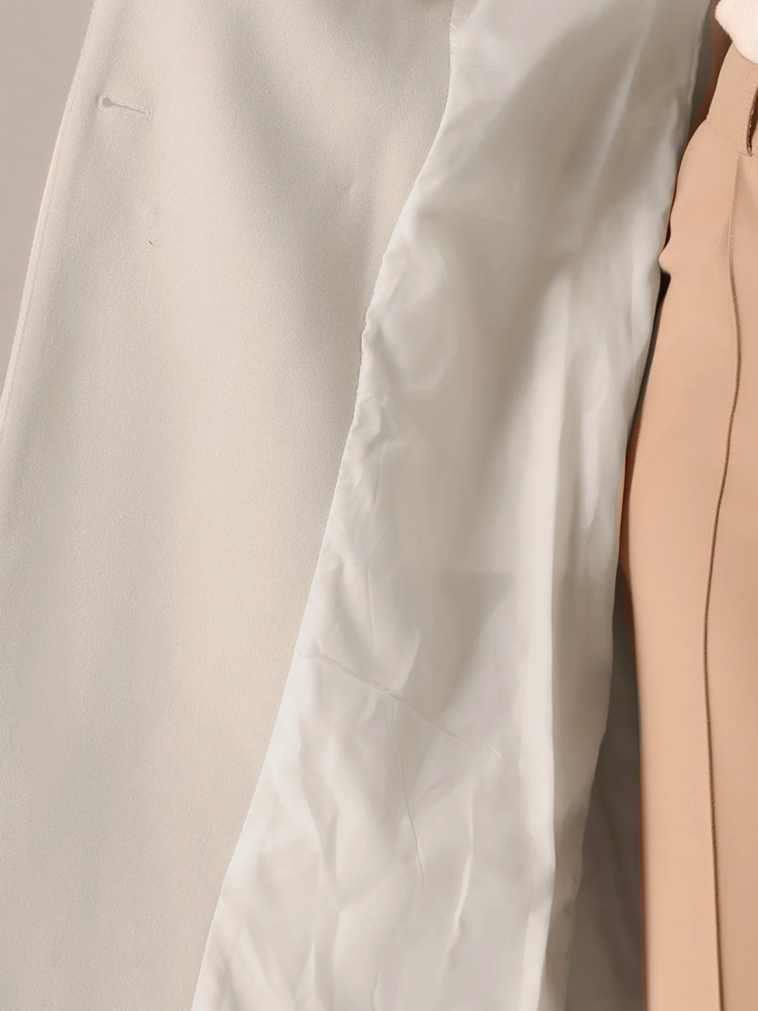 Double Breasted Notched Lapel Collar Long Winter Pea Coat sold by Allegra K product image thumbnail 4