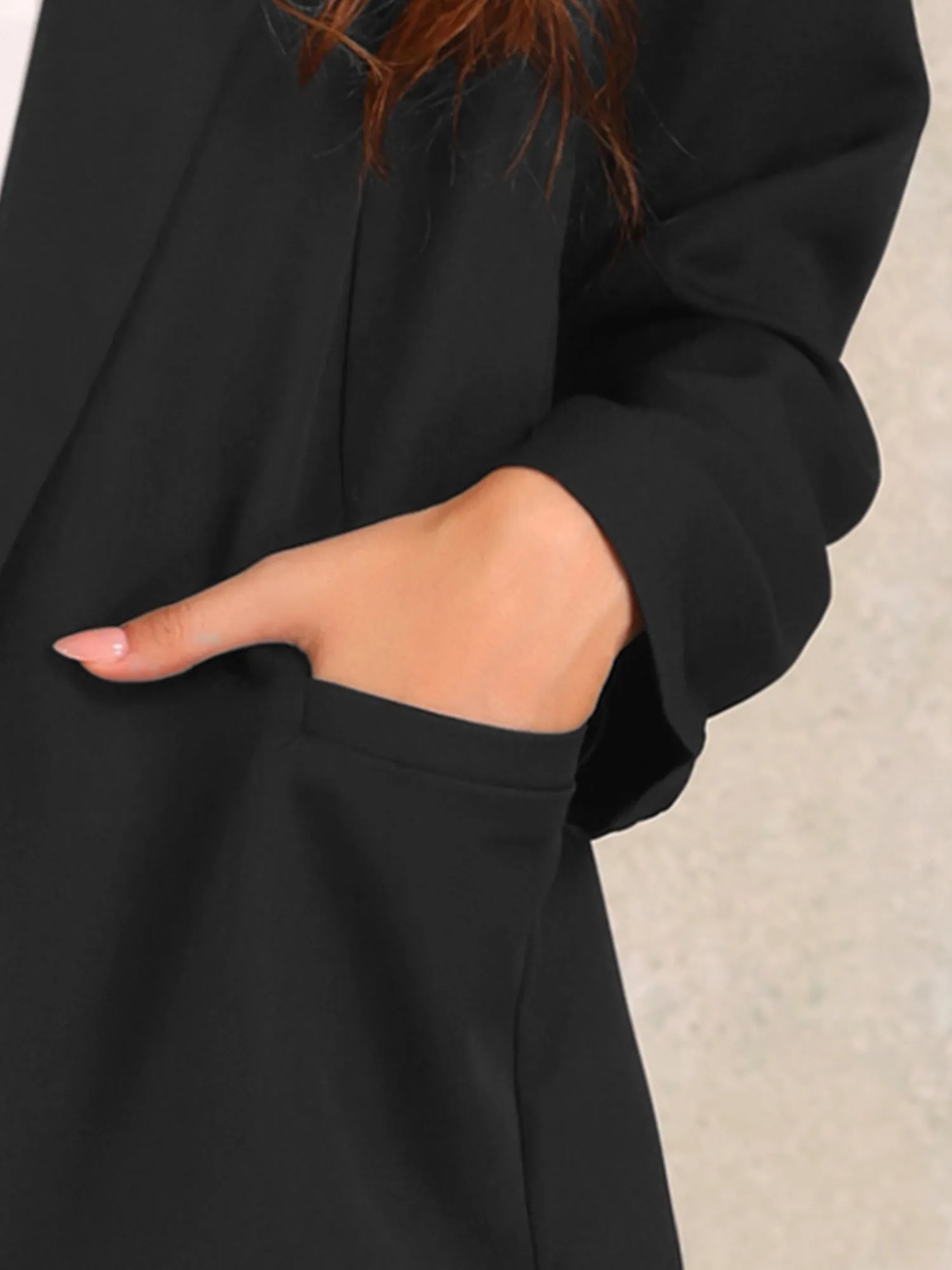 Single Breasted Long Sleeve Office Casual Blazer Jacket sold by Allegra K product image thumbnail 4