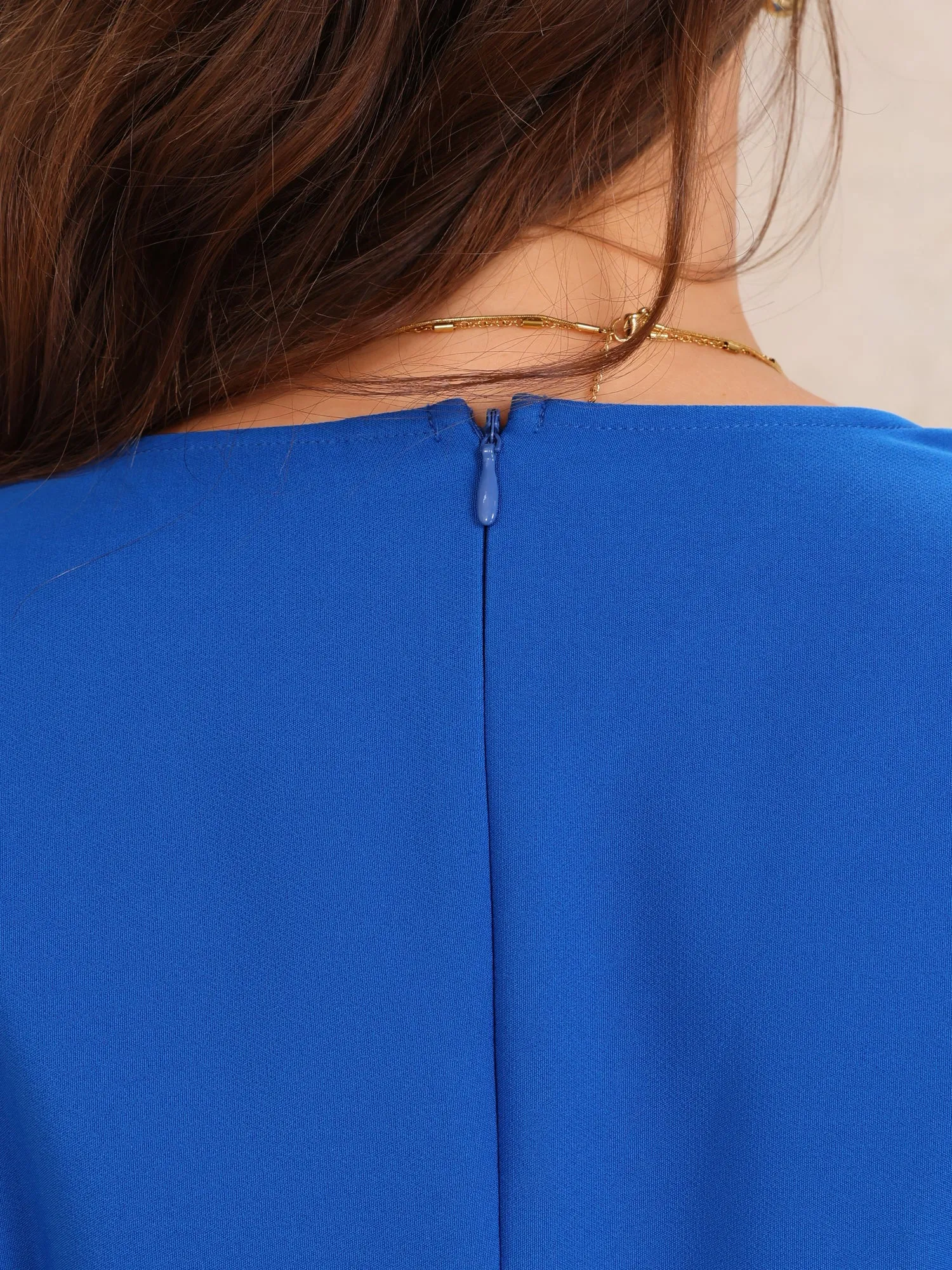 3/4 Sleeves V Neck Solid Color Midi Sheath Dress sold by Allegra K product image thumbnail 4