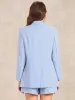 2 Pieces Long Sleeves Notched Lapel Blazer & Shorts Suit Sets sold by Allegra K