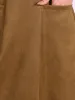 Sleeveless Pockets Faux Suede Pinafore Overall Dress sold by Allegra K