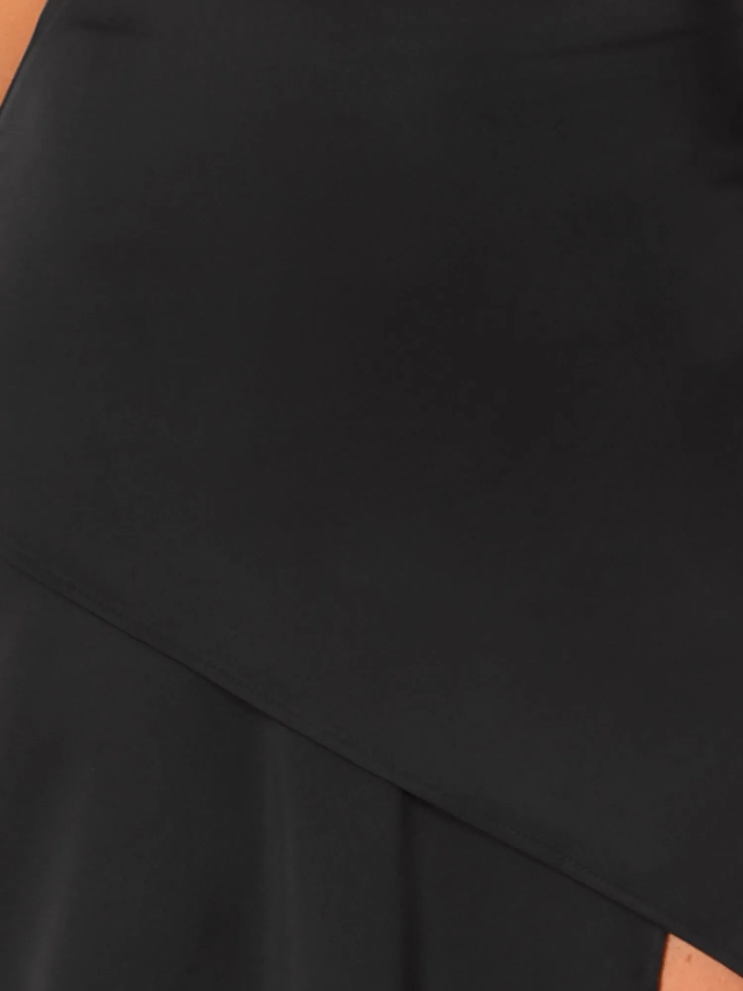 Satin High Waist Asymmetric A-Line Flowy Skirts sold by Allegra K product image thumbnail 4