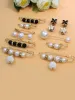 Elegant Decorative 12 Pieces Faux Pearl Alloy Pins & Brooches Buckle Bags & Wedding Sets sold by Allegra K
