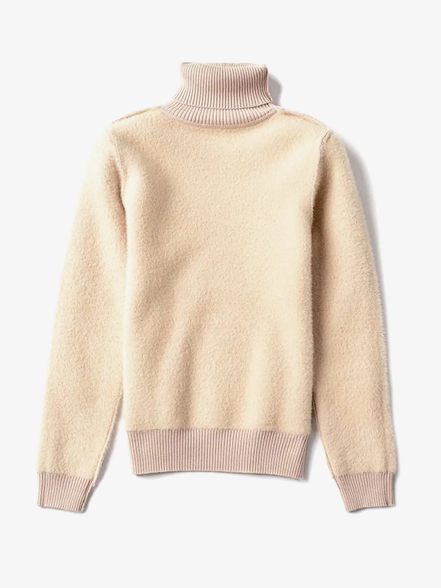 Fleece Thermal Turtle Neck Long Sleeves Sweater sold by Allegra K product image thumbnail 3