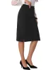 High Waist Side Slit Office Work Midi Pencil Skirt sold by Allegra K