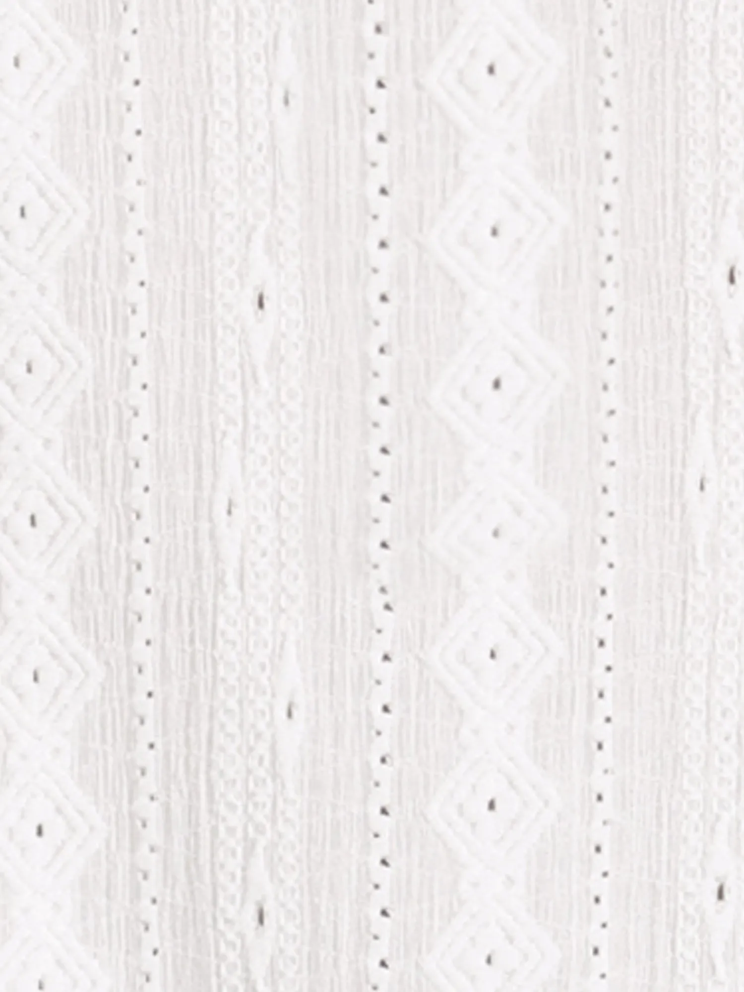 Casual Crew Neck Short Sleeve Eyelet Blouse sold by Allegra K product image thumbnail 4