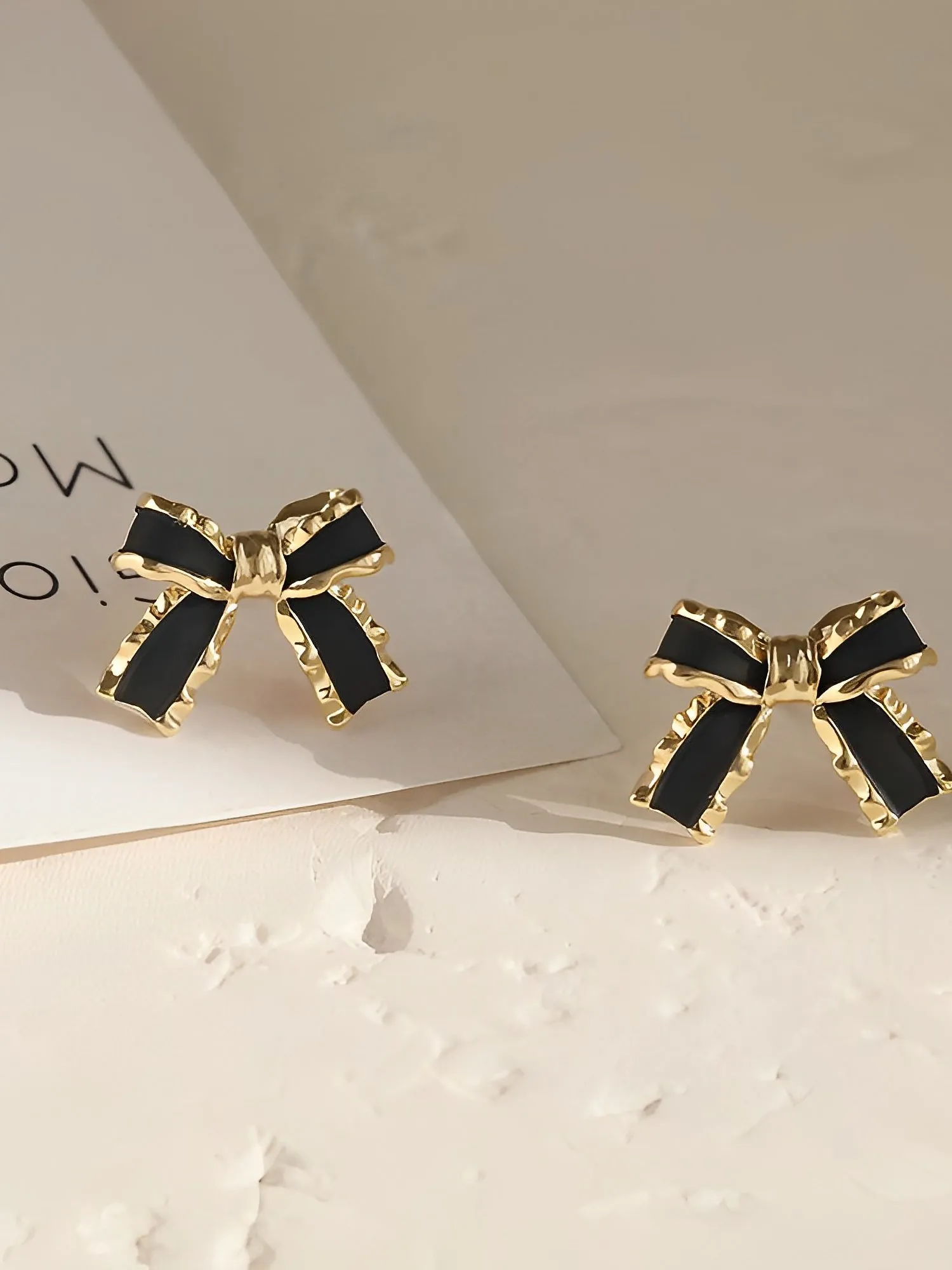 1 Pair Alloy Bow Shape Stud Earrings sold by Allegra K product image thumbnail 4
