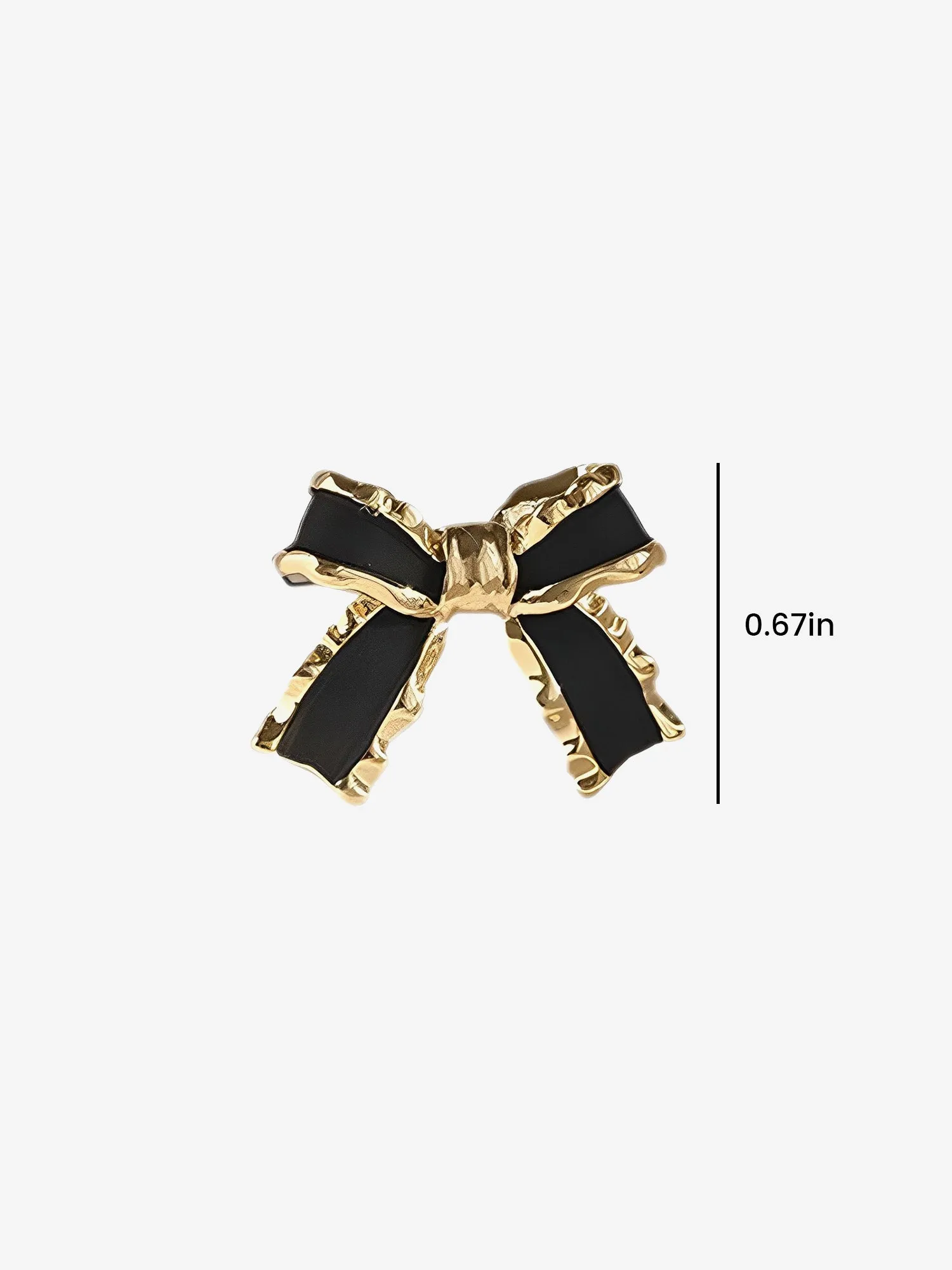 1 Pair Alloy Bow Shape Stud Earrings sold by Allegra K product image thumbnail 5