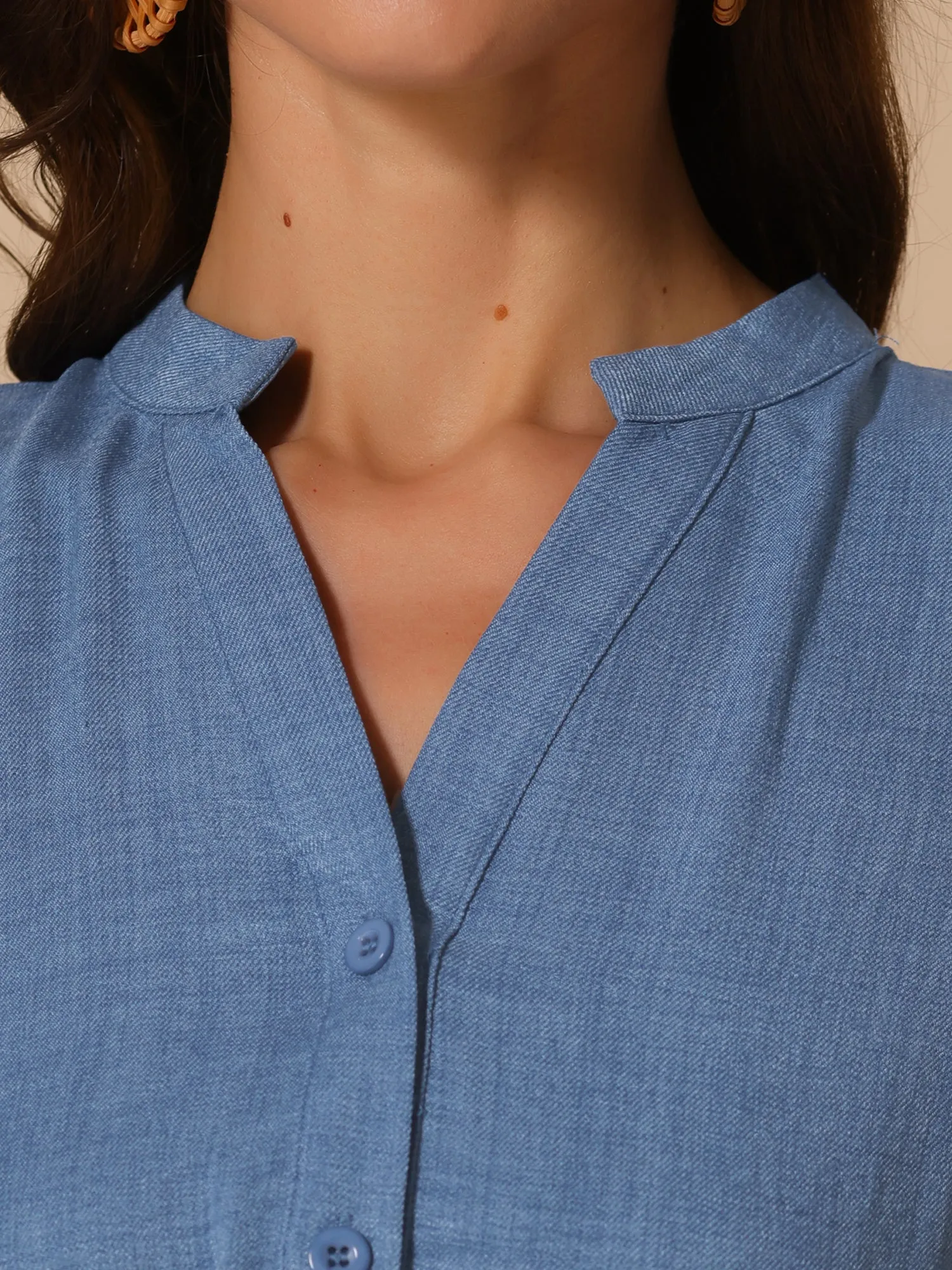 Ruffled Belted A-Line Flowy Midi Dress Sundress sold by Allegra K product image thumbnail 4