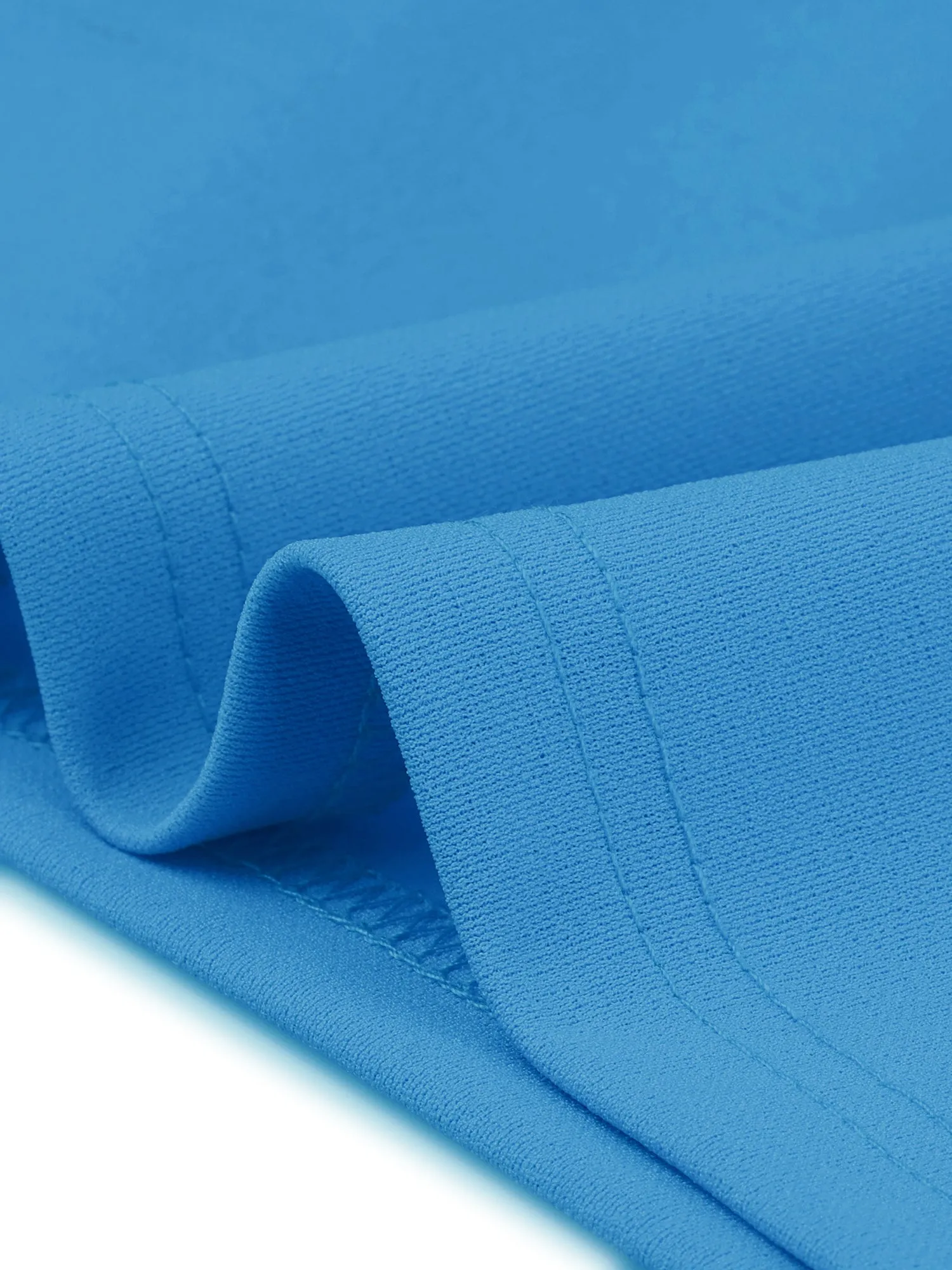 Puff Short Sleeve V Neck A-Line Midi Dress sold by Allegra K product image thumbnail 5