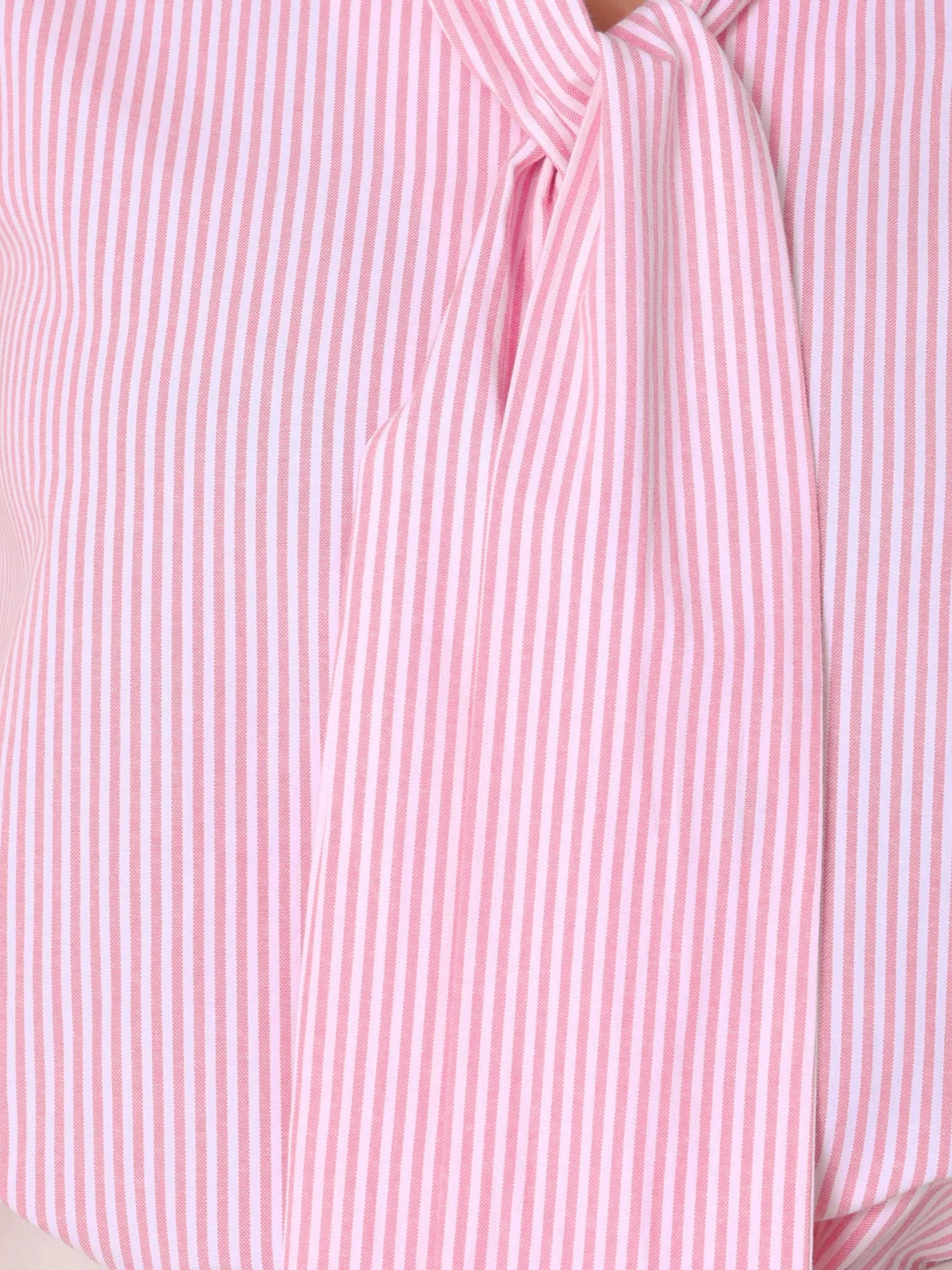 Sleeveless Striped Tie Neck Work Tops sold by Allegra K product image thumbnail 4