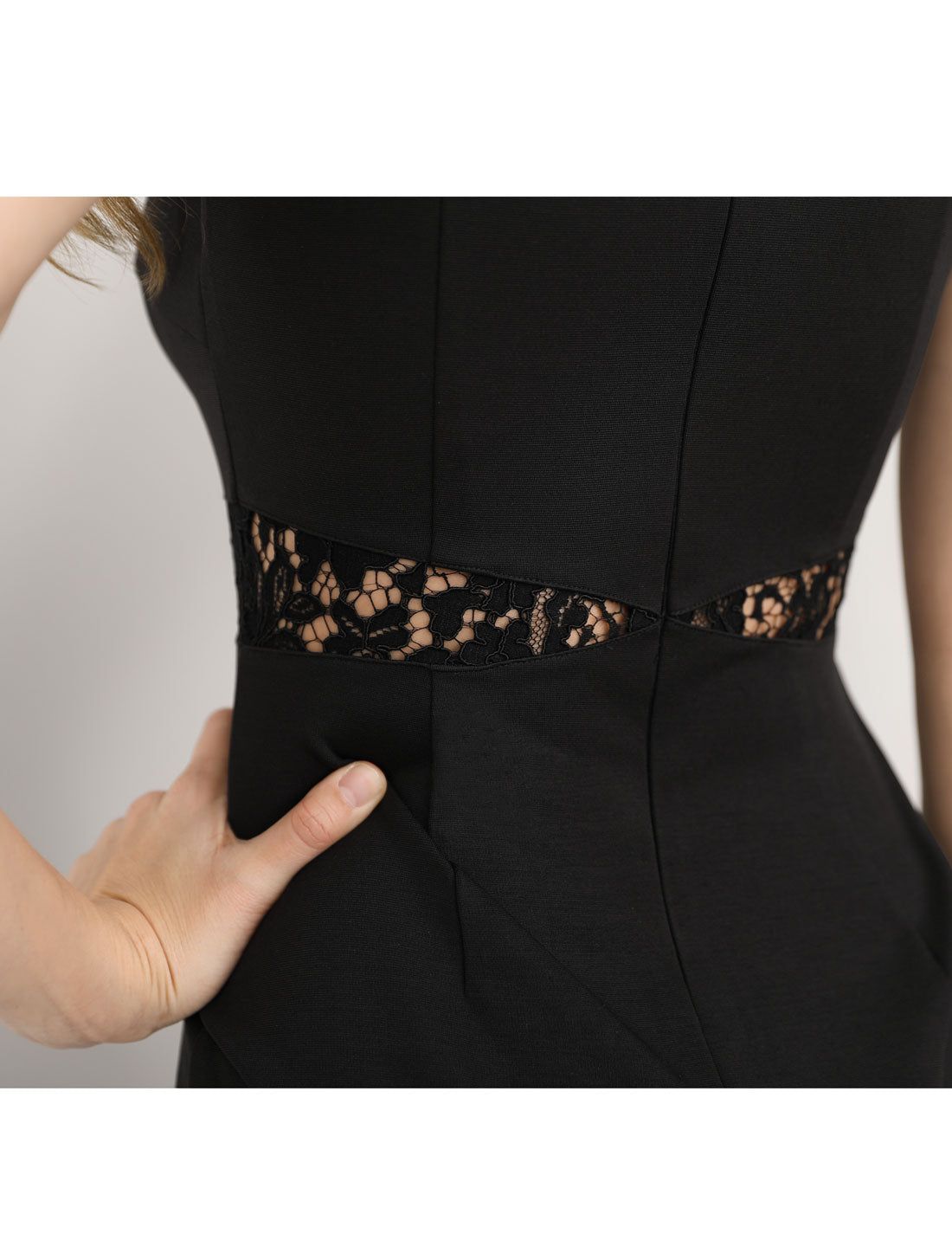 Lace Pencil Bodycon Above Knee Cocktail Party Dress sold by Allegra K product image thumbnail 5