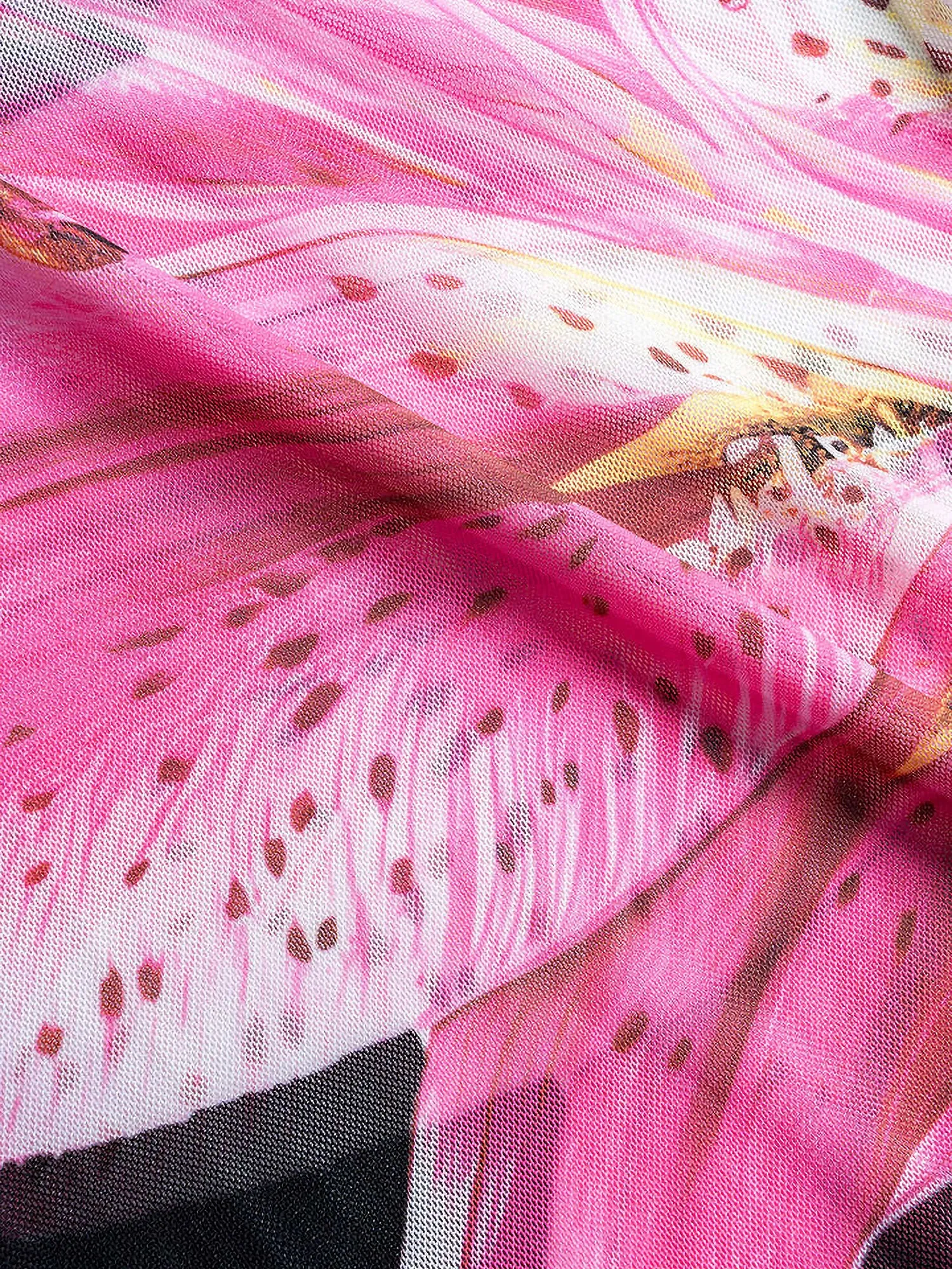 3 Pieces Lace-Up Halter Neck Bikinis & Floral Maxi Skrit Cover Ups Set sold by Allegra K product image thumbnail 5