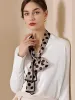 Polka Dot Print Headband Long Silky Scarf sold by Allegra K