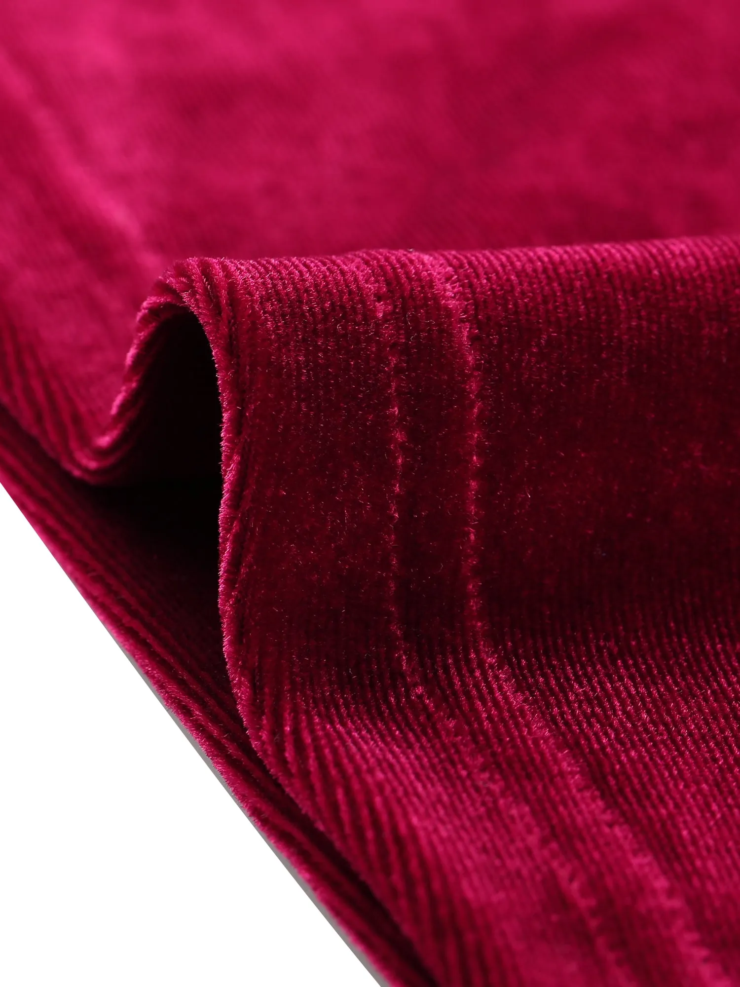 Pocket Front Velvet Blouse Long Sleeve Casual Button Down Shirt sold by Allegra K product image thumbnail 4