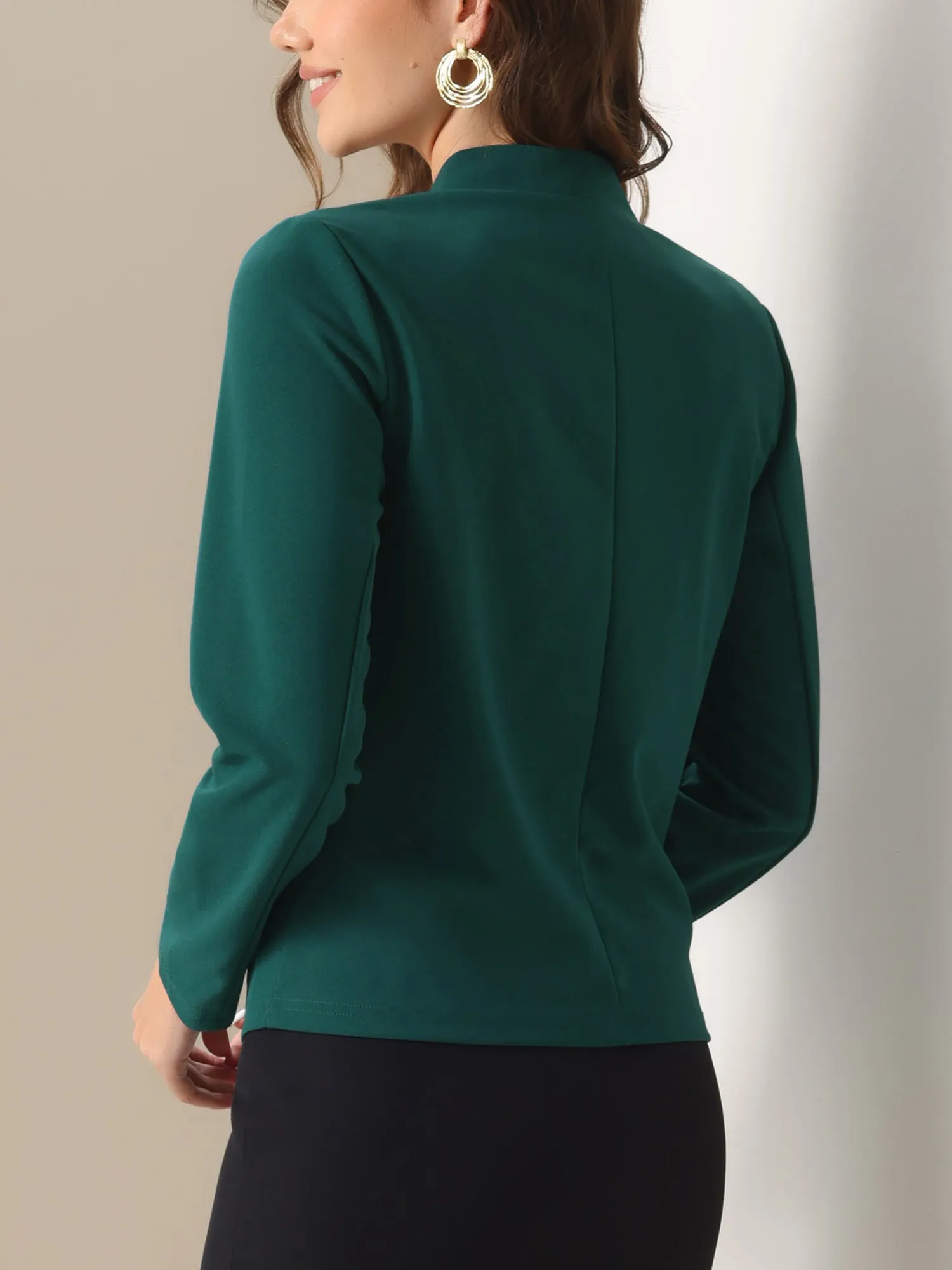Open Front Long Sleeve Business Work Office Blazer sold by Allegra K product image thumbnail 3