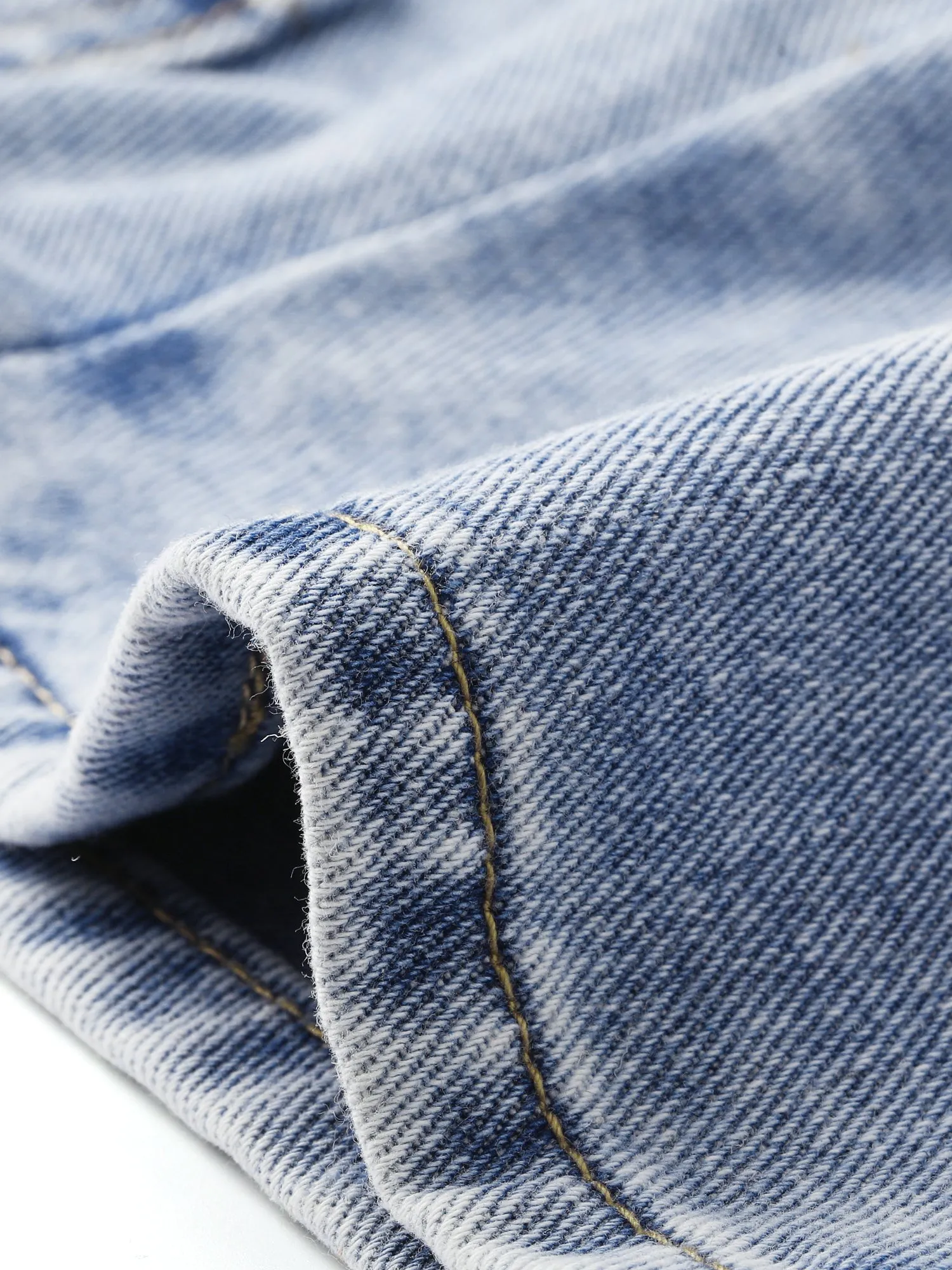 Denim V Neck Button Down Jean Waistcoat Vest sold by Allegra K product image thumbnail 5