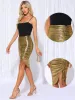 Ruched High Waisted Party Club Bodycon Midi Skirt sold by Allegra K