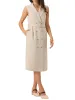 Sleeveless Notched Lapel Belted Blazer Dress sold by Allegra K