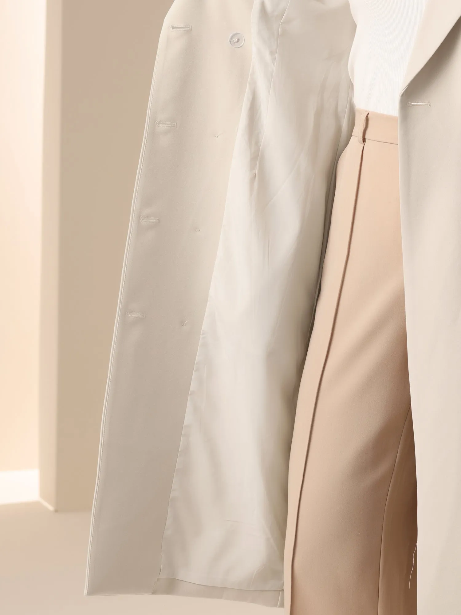 Sleeveless Notched Lapel Belted Blazer Dress sold by Allegra K product image thumbnail 4