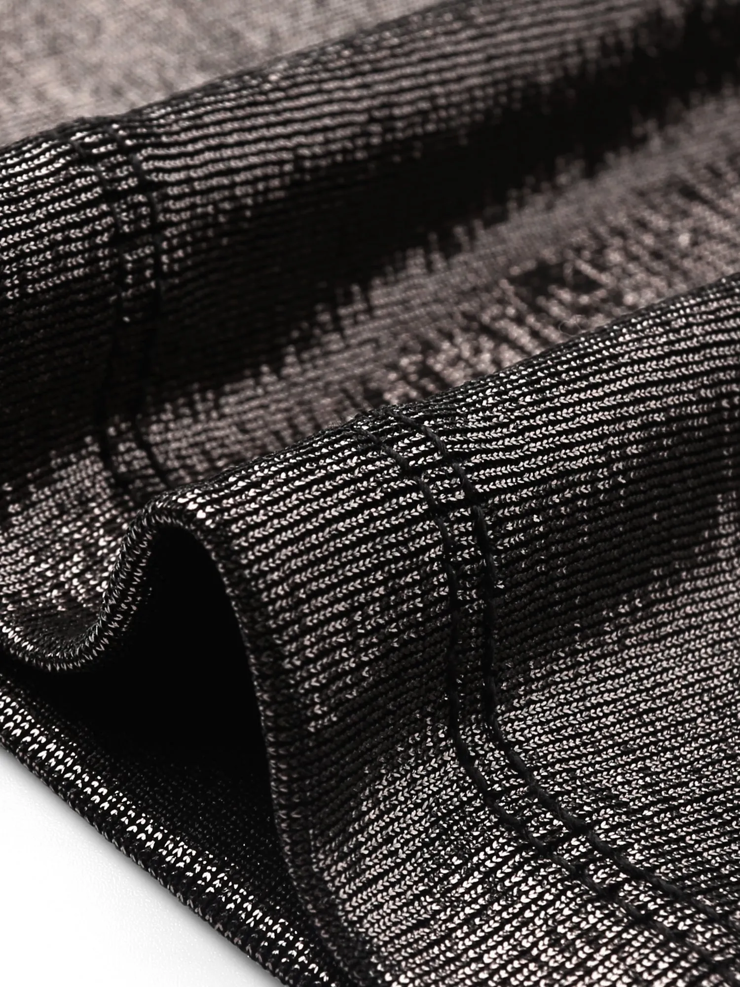 Metallic Long Sleeves Sparkly Disco Party Shiny Tops sold by Allegra K product image thumbnail 5