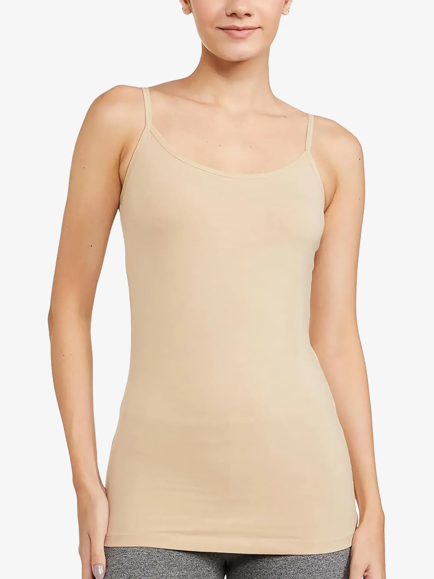 3 Pieces Spaghetti Strap Solid Color Padded Cami Top Set sold by Allegra K product image thumbnail 3