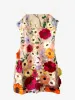Floral Embroidery Spaghetti Strap Mini Dress sold by Allegra K
