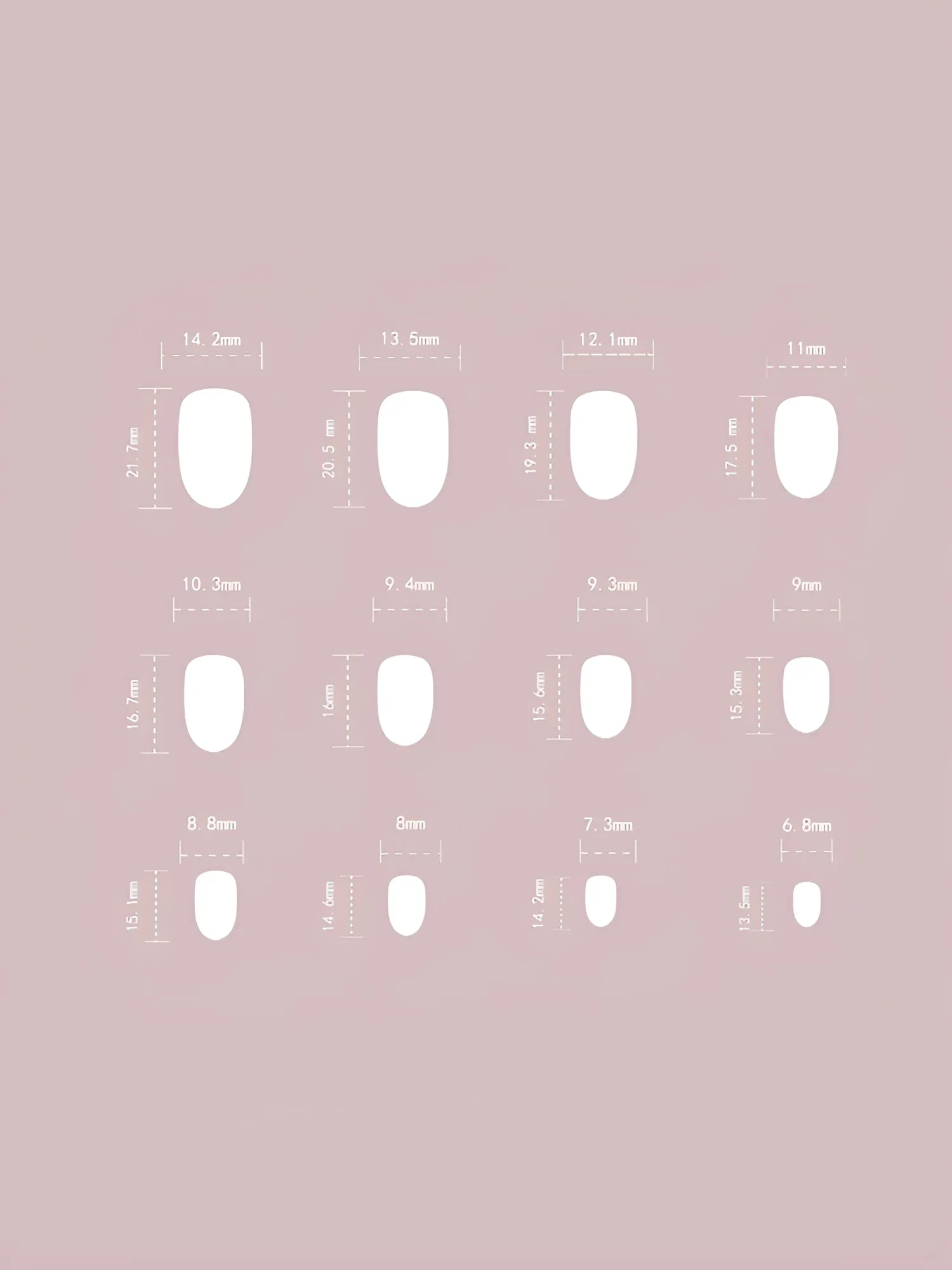 1 Pack Floral Stars Medium Oval Press-On Nails sold by Allegra K product image thumbnail 5