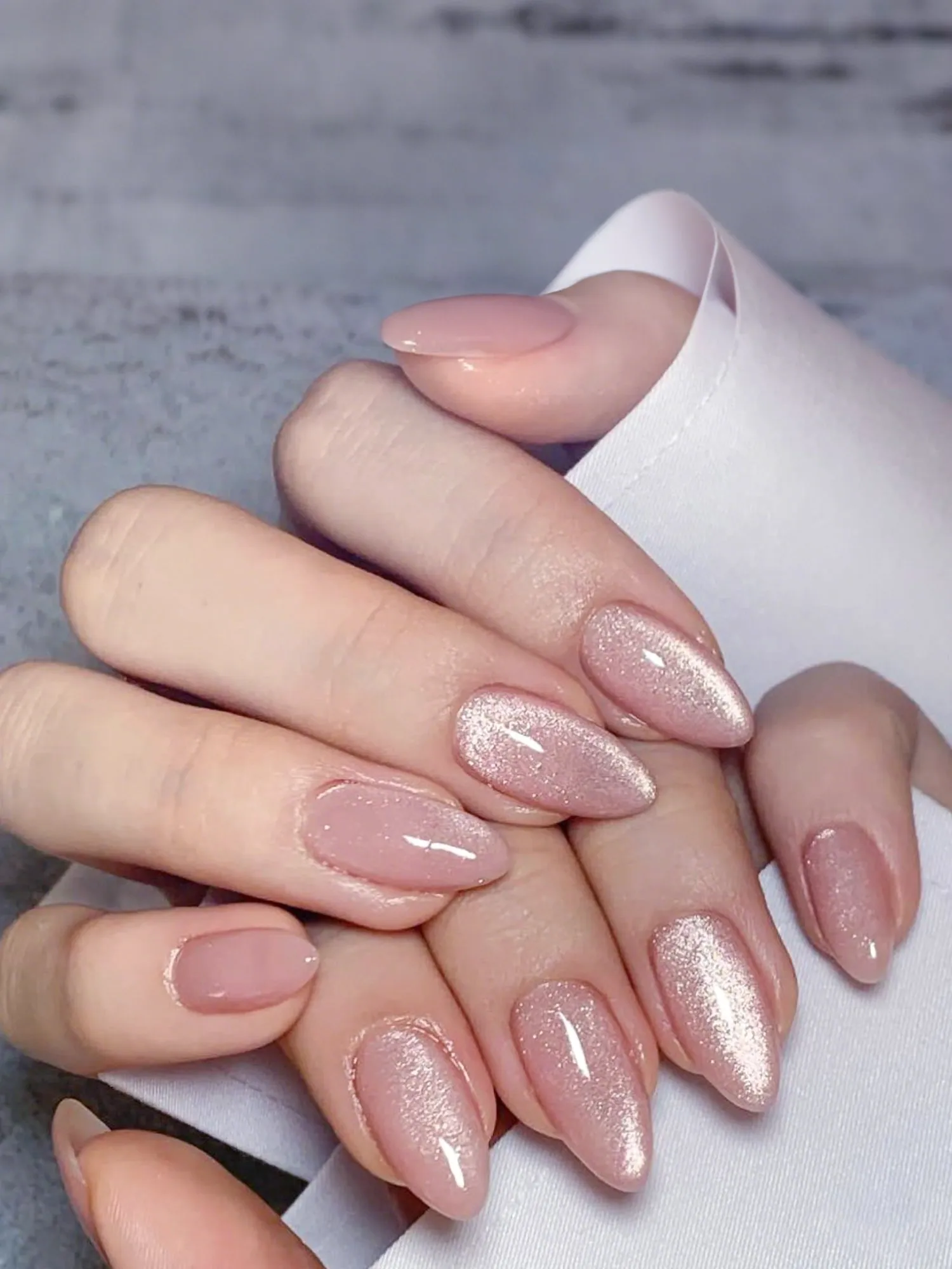 1 Pack Glitter Medium Almond Press-On Nails sold by Allegra K product image thumbnail 2