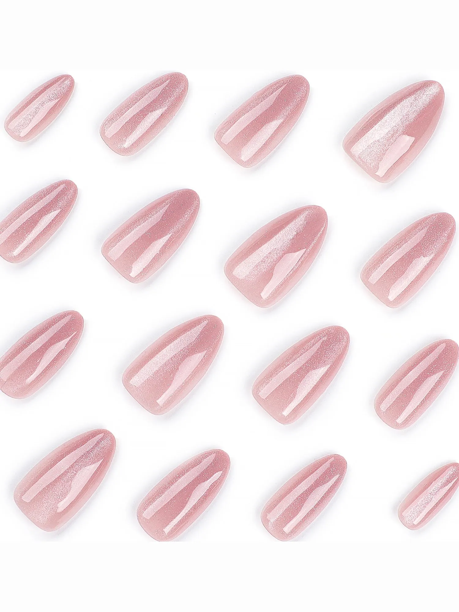 1 Pack Glitter Medium Almond Press-On Nails sold by Allegra K product image thumbnail 3