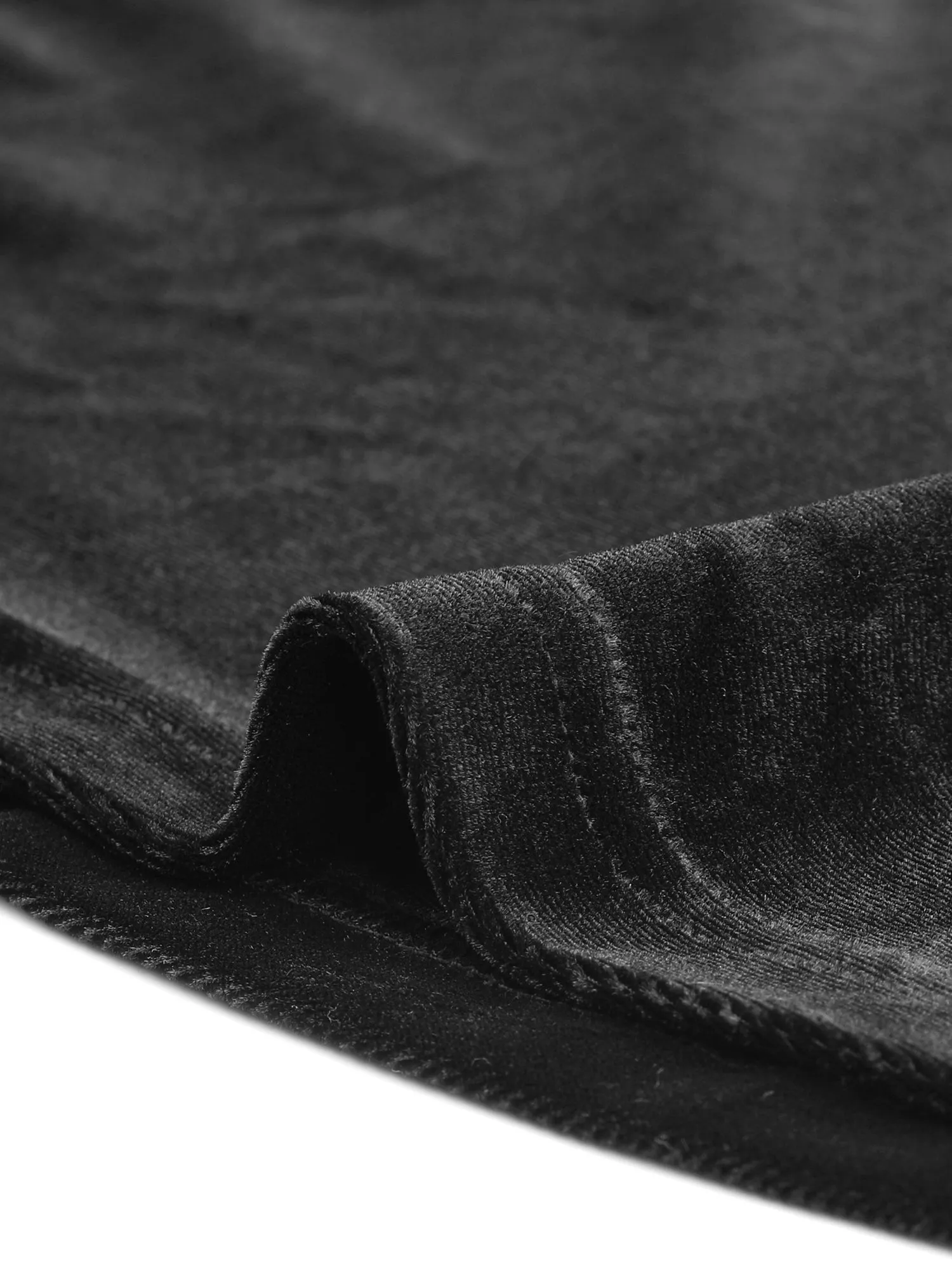 Cocktail Sweetheart Neck Mesh Sheer Long Sleeve Velvet Mini Dress sold by Allegra K product image thumbnail 4