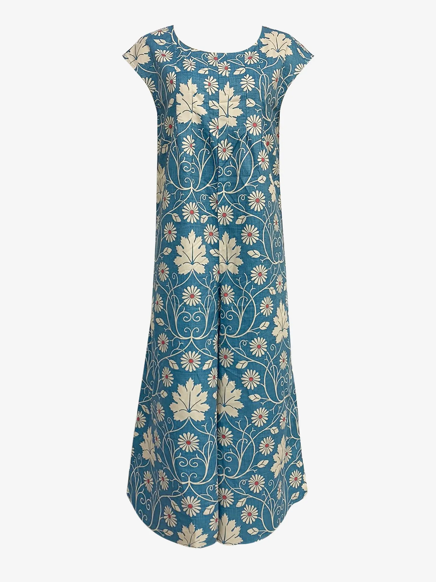 Floral Round Neck Short Sleeves Wide Leg Jumpsuits sold by Allegra K product image thumbnail 5