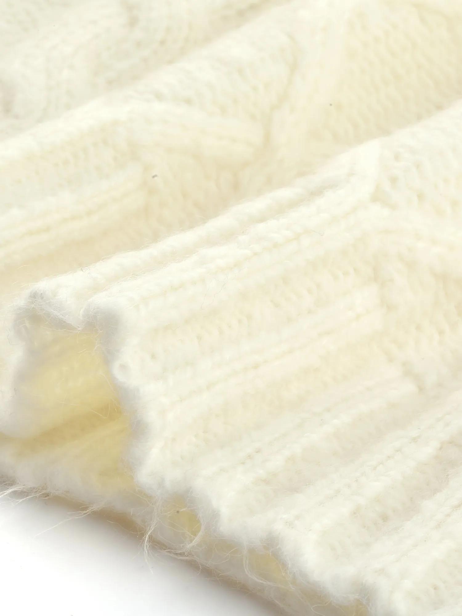 Turtleneck Oversize Long Sleeves Pullover Cable Knit Sweater sold by Allegra K product image thumbnail 5