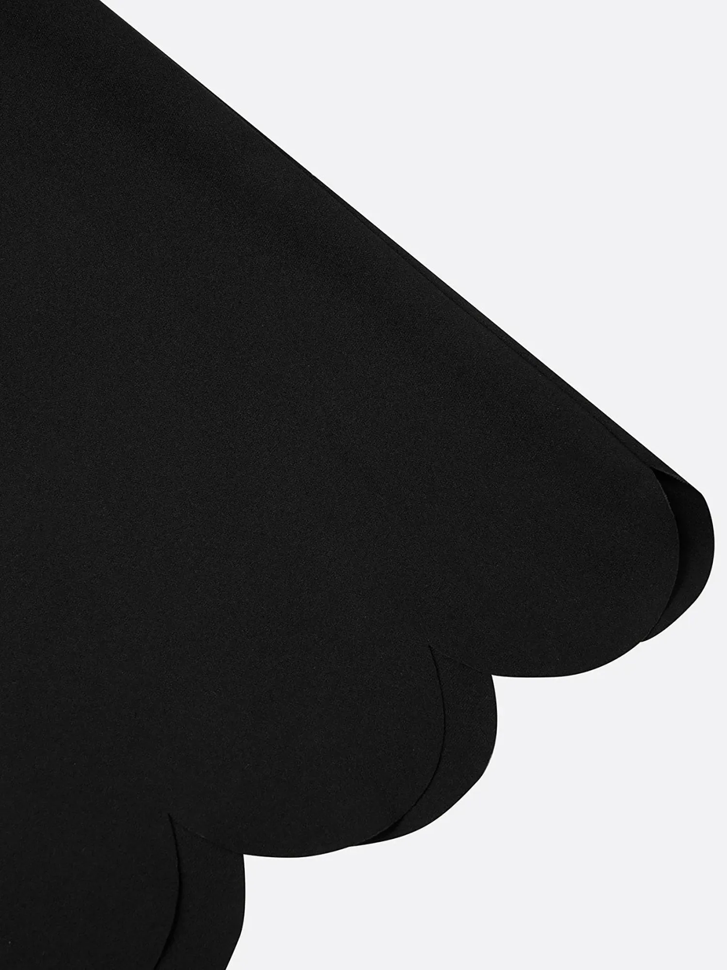 Solid Color Short Sleeves Midi A-Line Dress sold by Allegra K product image thumbnail 4