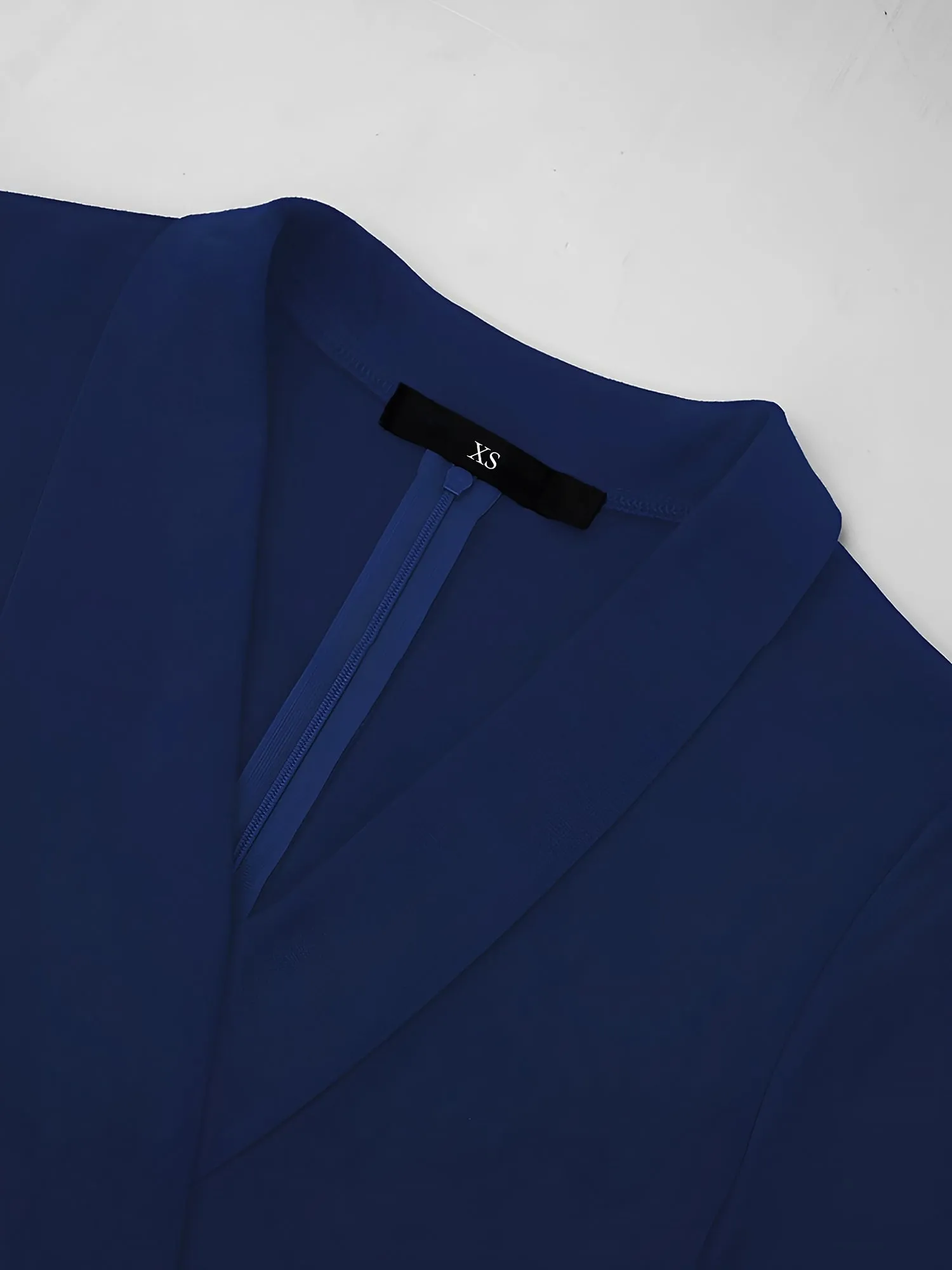 V Neck Solid Color Fake Two-Piece Belted Sheath Dress sold by Allegra K product image thumbnail 4